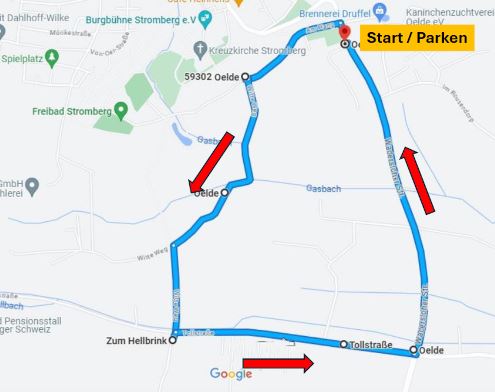 Streckenverlauf - 2. DT SWISS Burggrafen-Race