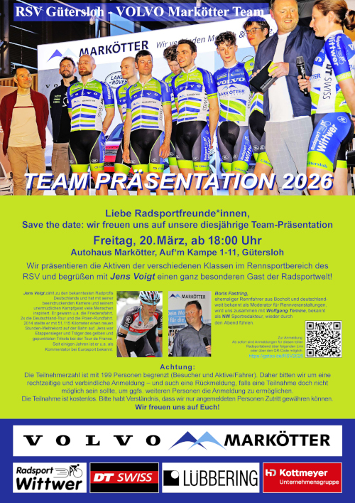 Flyer RSV Teampr&auml;sentation 2026